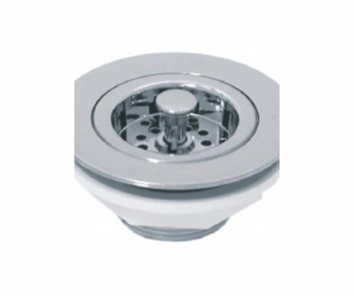 VALVULA DE PIA AMERICANA PVC CROMADA 4 1/2